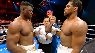 Francis Ngannou Cameroon vs Anthony Joshua England  KNOCKOUT BOXING fight HD 60 fps [upl. by Analla]