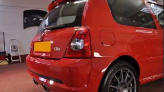 RenaultSport Clio 182 Trophy  WhiteDetails [upl. by Raclima651]