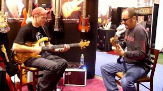 wojtek pilichowski With Joe Iaquinto at The NAMM Show 2010 [upl. by Lledyr]