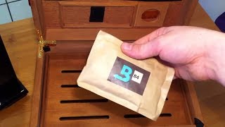 New Humidor amp Boveda Seasoning Kit Review [upl. by Dabney581]