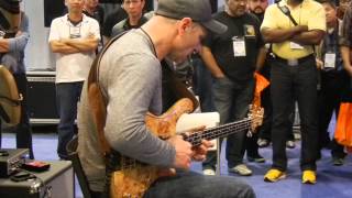 Wojtek Pilichowski Bass Jam at NAMM Music Show [upl. by Eipper]