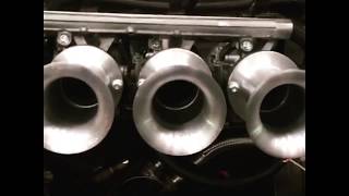 Renault Clio 197 first start on ZX12R Individual Throttle Bodies [upl. by Tess724]